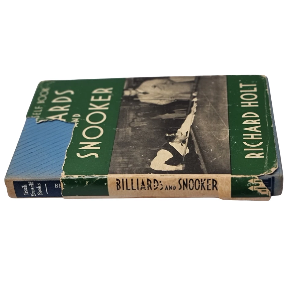 Vintage Teach Yourself Billiards and Snooker by Richard Holt Rare Vintage 1957 - Image 4 of 4