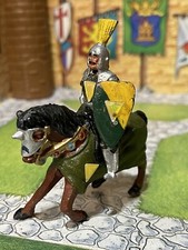 54mm Medieval Mounted Knight - Ornate Metal Soldier 3