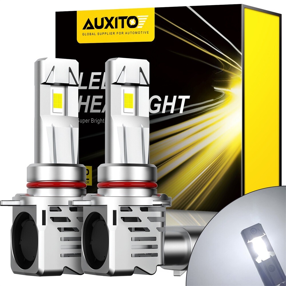 9012 HIR2 LED Headlight Bulbs Conversion Kits 6500K Hi Low Beam Bulb FREE RETURN