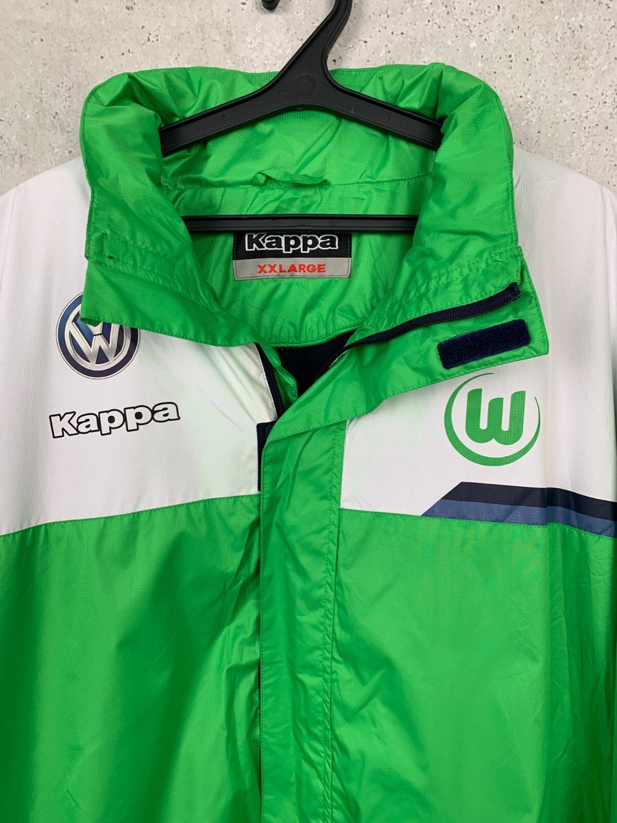 VFL WOLFSBURG 2014 2015 TRAINING FOOTBALL JACKET KAPPA TRACK