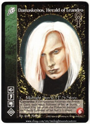 Damaskenos, Herald of Leandro Malkavian Camarilla Edition V:TES VTES Vampire CCG