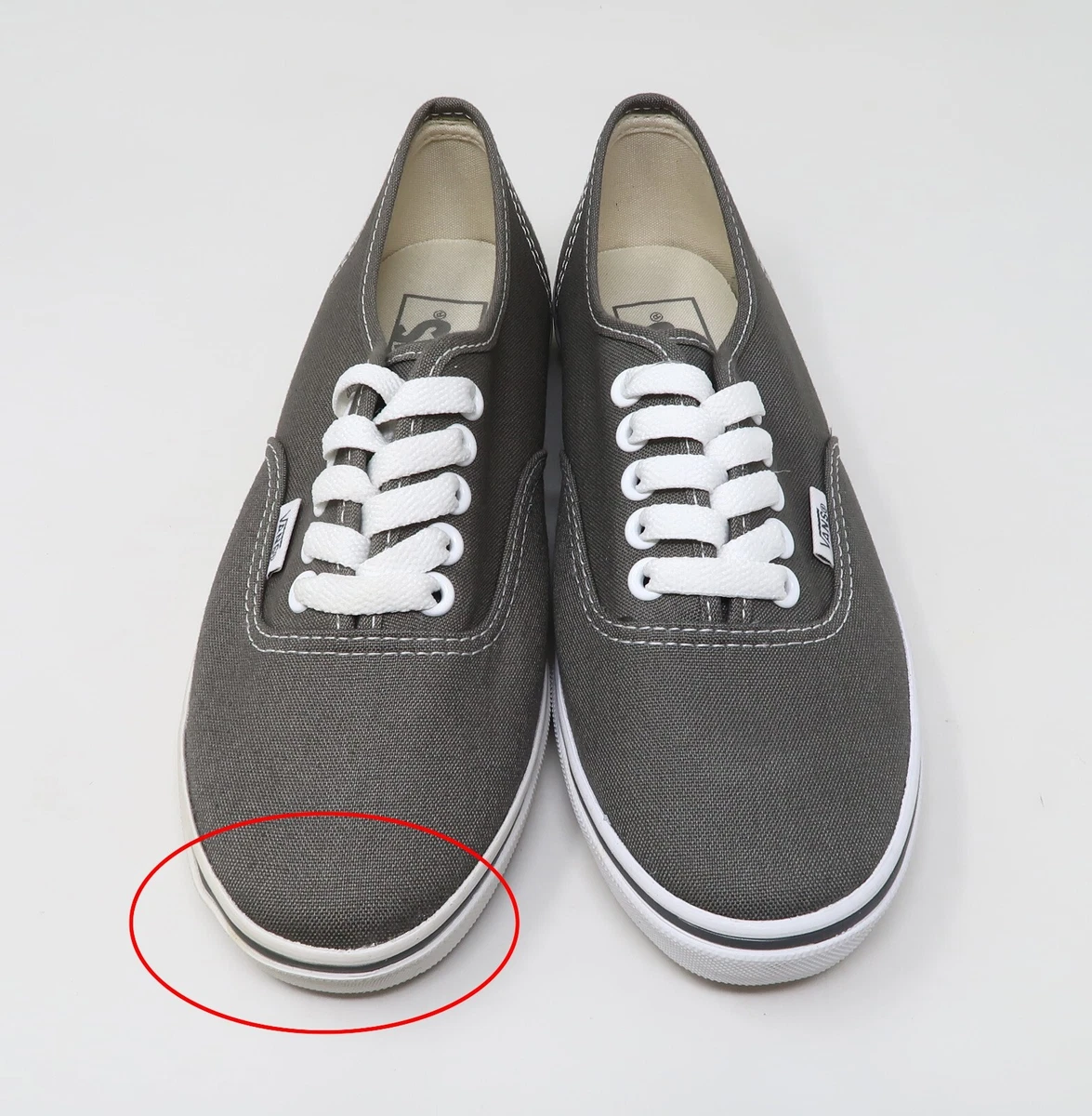 Vans Authentic Lo Pro Size 6 Pewter/White #3459 |