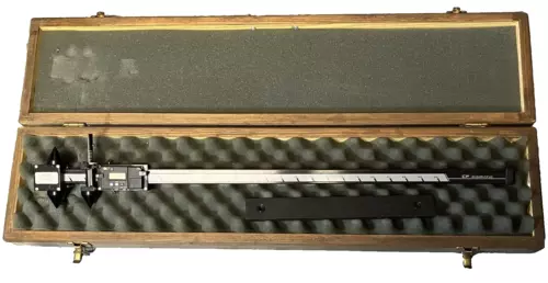 24" VERSAGAGE in wood case New Mitutoyo Control USA     Rare Find