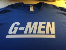 t-shirt NEW YORK GIANTS G-MEN custom made 3XL-Med several colors