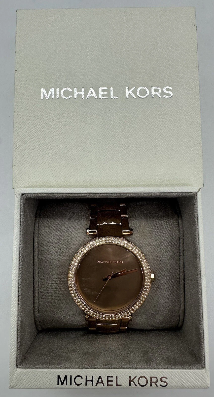 Orologio Donna Michael Kors MK6426 39mm Cinturino Oro Rosa Acciaio Inox Zirconi