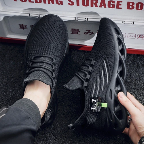 Herren Slipper Laufschuhe Atmungsaktiv Leicht Mode Rutschfest Turnschuhe - Bild 16 von 27