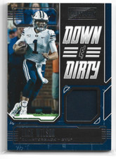 2021 Panini Chronicles Draft Picks Playbook Down and Dirty #2 Zach Wilson Jersey