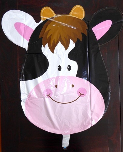 Cow Farm Animal Jumbo Helium Foil Balloon Western Party Decoration - Picture 2 of 2