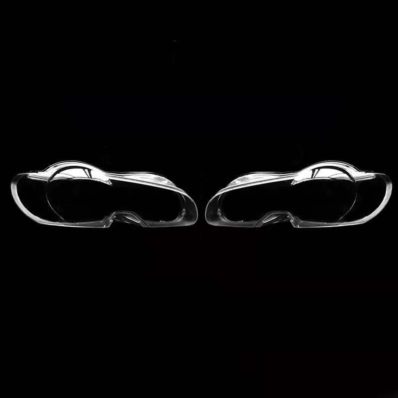 Par de carcasa de cubierta de lente transparente para faros + pegamento sellador para Jaguar XF 2009-2011 Foto 2 de 4