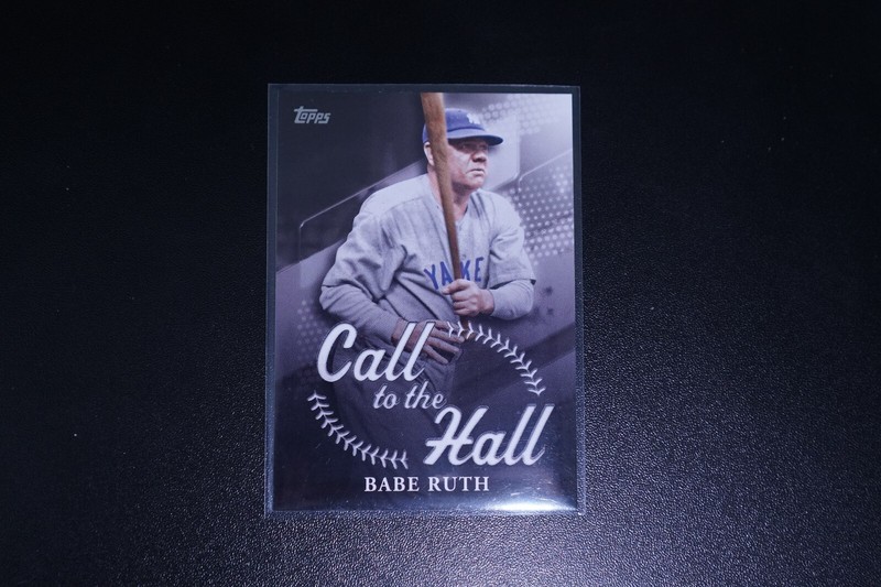 New 2025 Topps Series 1 Babe Ruth #CTH-14 Call to the Hall Insert NY Yankees 
