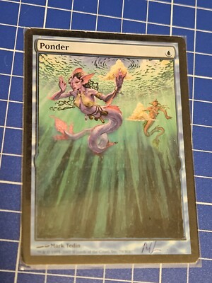 Mtg Ponder Full Art Custom