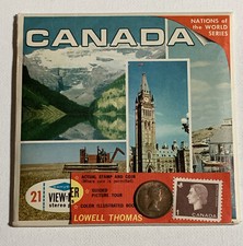 View-Master CANADA Nations of the World A090 3 Reel Set, Book, Stamp, Coin 4