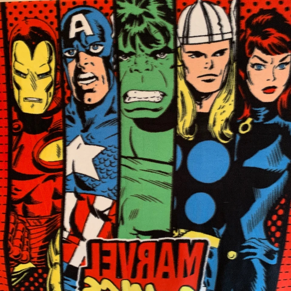 Manta de felpa Super Hero’s Kids Hero material suave para manta 60 x 45  Foto 4 de 4