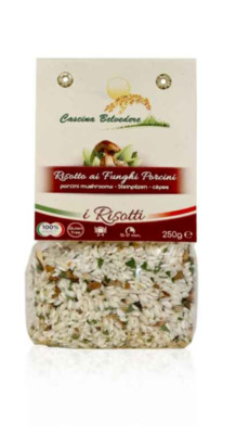 Risotto mit Steinpilze 250g - CASCINA BELVEDERE