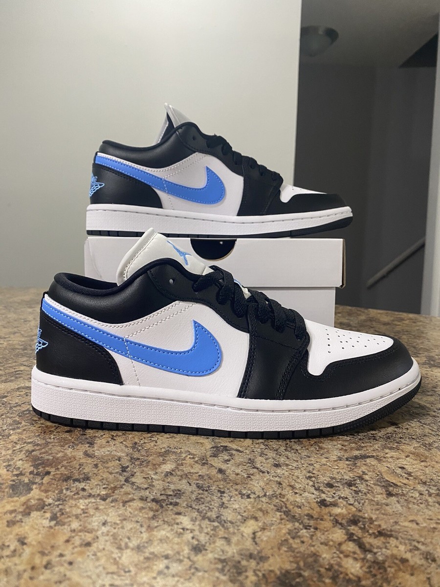 Nike Air Jordan 1 Low Black University Blue White (W) DC0774