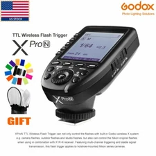 Godox XPro-N 2.4G i-TTL Ii HSS 1/8000s LCD Transmitter Trigger For Nikon DSLR