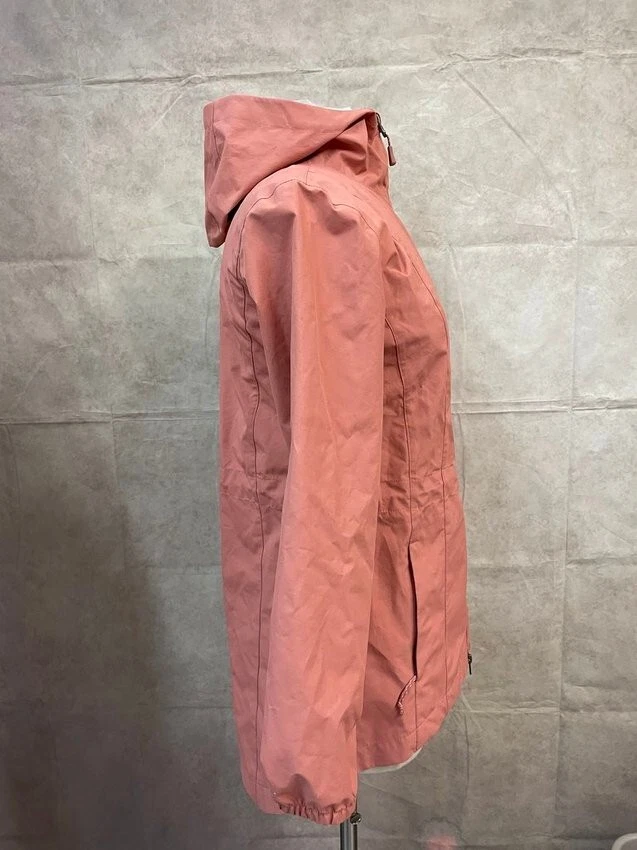 Avalanche Women's Hooded Rain Coat Full Zip Pink Size S - Image 2 of 4