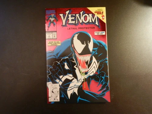 VINTAGE *VENOM:  LETHAL PROTECTOR* MARVEL COMIC,  2/93, #1 (Part 1 of 6)