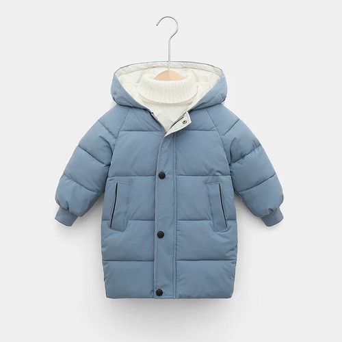 Velvet Thick Jackets Winter -30℃ Parka Warm Cotton-Kids Thickening Coat Clothes - Picture 18 of 31