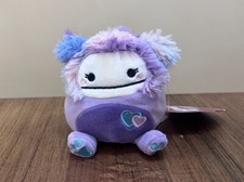 NWT Squishmallow Bigfoot New Plush 4  Eden Purple Blue Pink Tie Dye Birthday