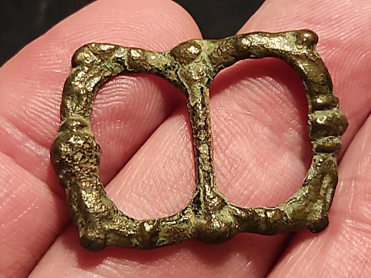 Tudor post Medieval bronze buckle from Saxton Yorks Please see