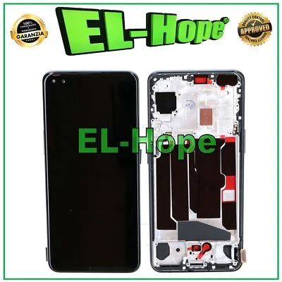 DISPLAY TFT LCD TOUCH + FRAME PER ONEPLUS NORD 5G AC2001 AC2003 / 8 NORD 5G NERO
