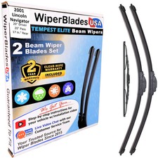 For 2001 Lincoln Navigator Wiper Blades W2yr Wear Warranty Set3 Wrear Wipers