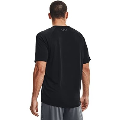 UNDER ARMOUR MEN'S TECH 2.0 T-SHIRT - SIZE: MEDIUM - BLACK/GRAPHITE