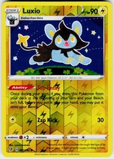 Luxio Reverse Holo 061/192 SWSH02: Scontro Ribelle Carta Pokemon Non Comune LP