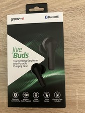 Groov-e Jive Buds True Wireless Earphones Bluetooth Touch Control Black