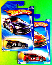 2 Hot Wheels Vw Scirocco Gt 24 Raceing Hatchback Fm 2010 All Stars.both Colors