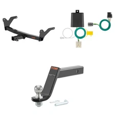 CURT Towing Kit Trailer Hitch Wiring Harness 45064 Ball Mount Pin & Clip, 13519