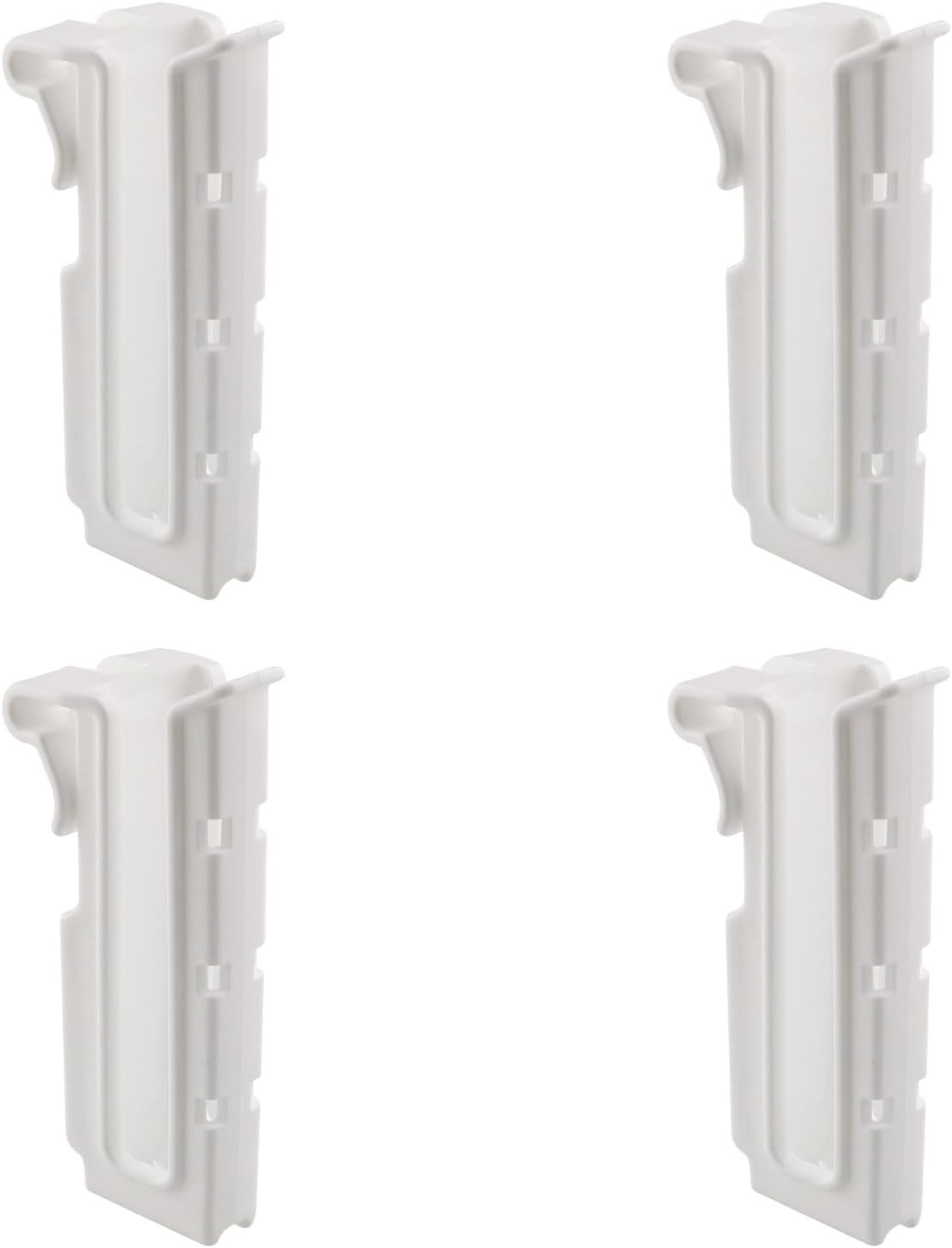 4PCS Plastic Cup Dish Drainer Kitchen Shelf Accessories Drying Hooks White 