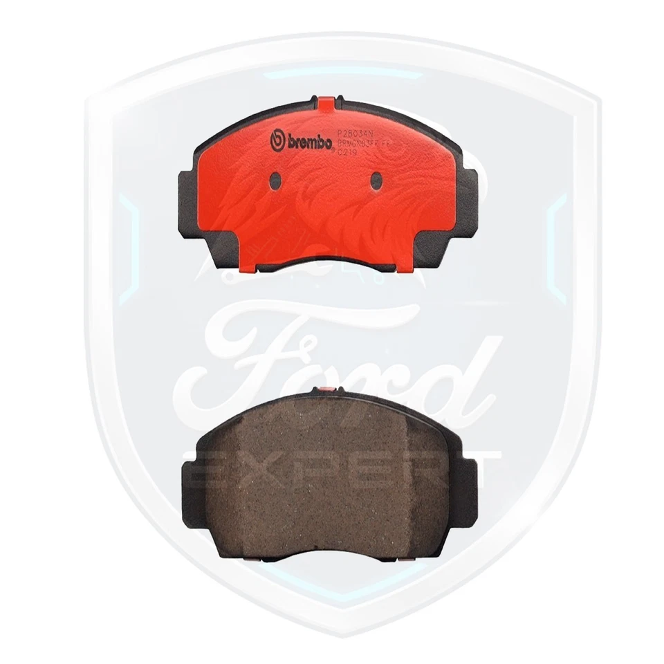 Kit de pastilhas de freio dianteiras de cerâmica Brembo fabricante de equipamento original para 2003-2012 Honda Accord garantia de 9 anos - Imagem 4 de 4