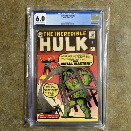 The Incredible Hulk #6 Graded Cgc 6.0