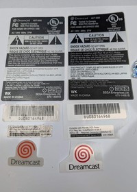 Sega Dreamcast Reproduction Replacement Labels / Label Set - VA0 NTSC - CUSTOM!