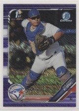 2019 Bowman Chrome Prospects Purple Shimmer Refractor Alejandro Kirk 2d8