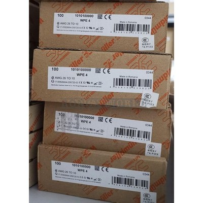 100pcs Weidmuller WPE 4 1010100000 Terminal Blocks New #za