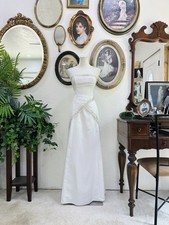 Vestido de novia vintage de mascarada | Vestido de novia con tiras de espagueti con estrás