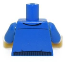LEGO Minifigure Torso Blue Jacket Boat Captain ferry 60119 31051 60095 6114749