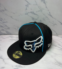 New Era Fox Racing Fitted Hat 59Fifty Vintage Style RARE Dirt bike motocross