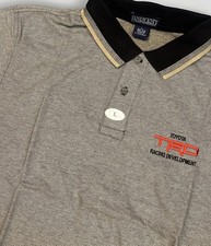 Vintage TRD Toyota Racing Development Mens Large Lands End Polo Shirt 90s Supra