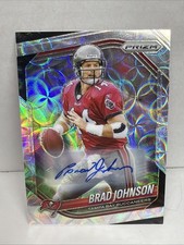 Brad Johnson 2025 Prizm Choice Silver Autograph /100