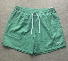 Nike Mens XL Woven Flow Shorts Mint Green AR2382-363 NWT Lined Mid Thigh Casua