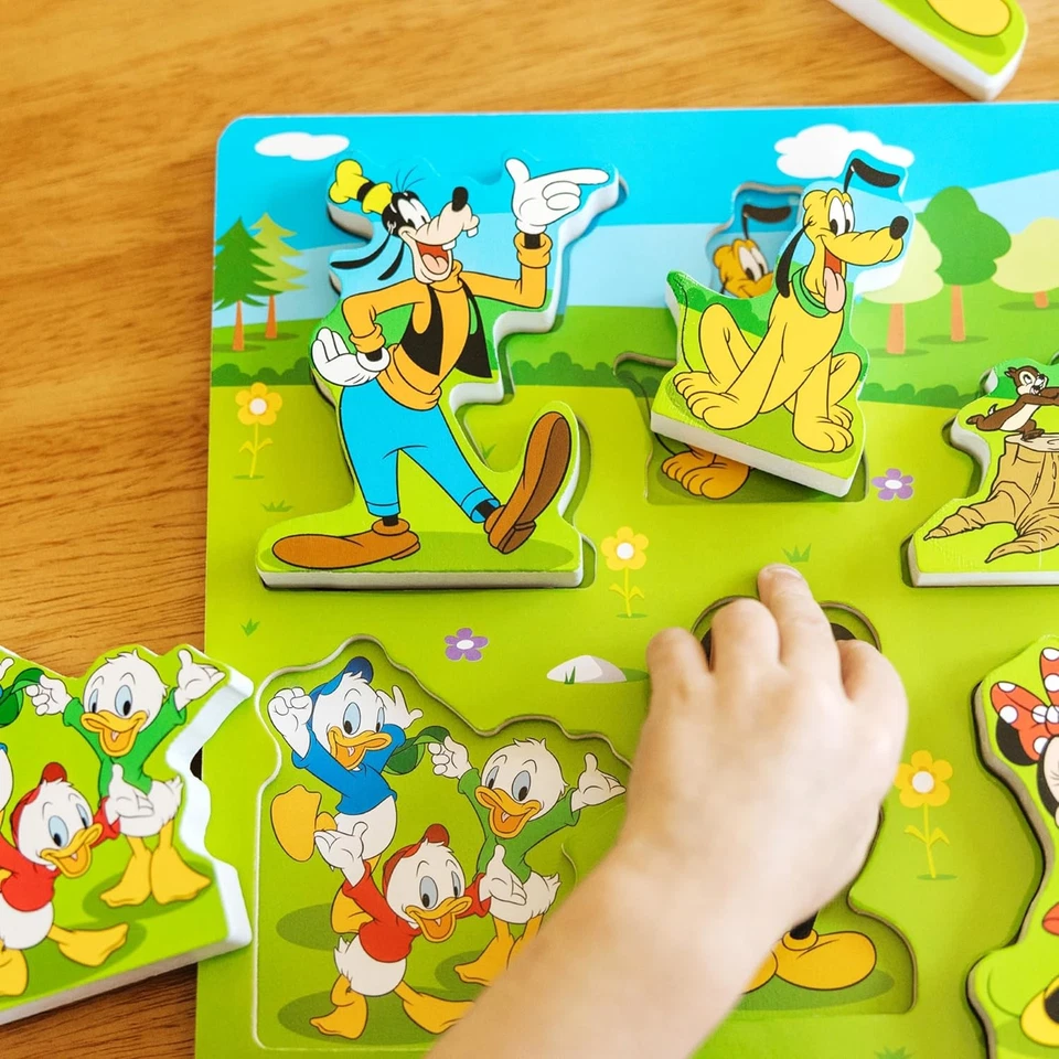 Rompecabezas grueso de madera Melissa & Doug Disney Mickey Mouse Clubhouse (8 piezas) Foto 3 de 4