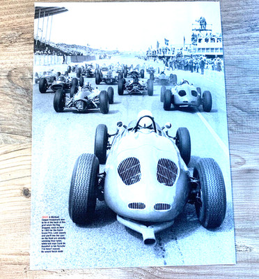 1960s FORMEL 1 DUTCH GP FRAMEABLE COLLECTIBLE CLASSIC F1 RACE CAR POSTER IMAGE