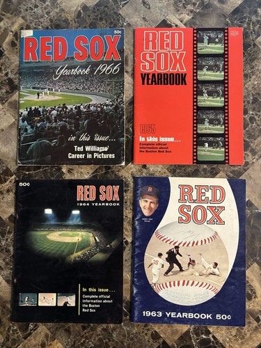 Boston Red Sox 20 Yearbook Lot: 1955 56 57 58 59 60 61 62 63 63 64 65 66 67-74 - Picture 7 of 13