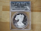 2019 W Proof American Silver Eagle ANACS PR 70 DCAM First Day of Issue FREE SHIP