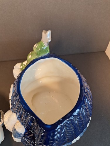 Adorable Blue Snowman Cookie Jar By Kitchen Traditions . - Picture 8 of 10