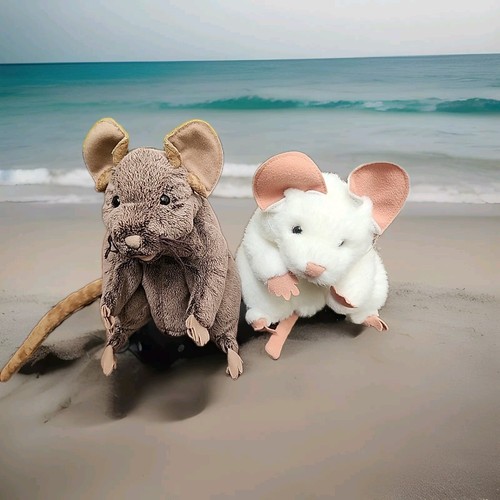 Folkmanis weiße Maus braune Maus - Bild 1 von 3